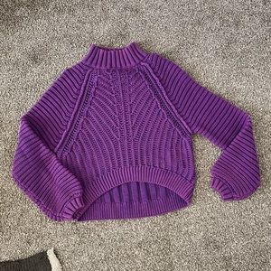 Free People Sweetheart Sweater in Orchid